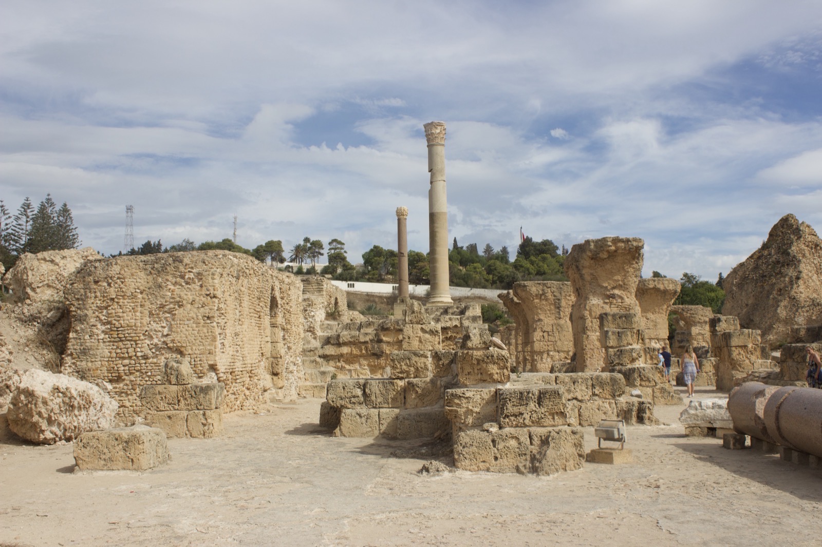 Les vestiges des Thermes d'Antonin, Carthage